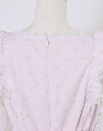 (Pre-order) mellfy memory Chocolate de Love Letter Dress