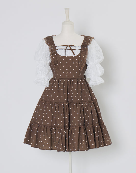 (Pre-order) mellfy memory Chocolate de Love Letter Dress