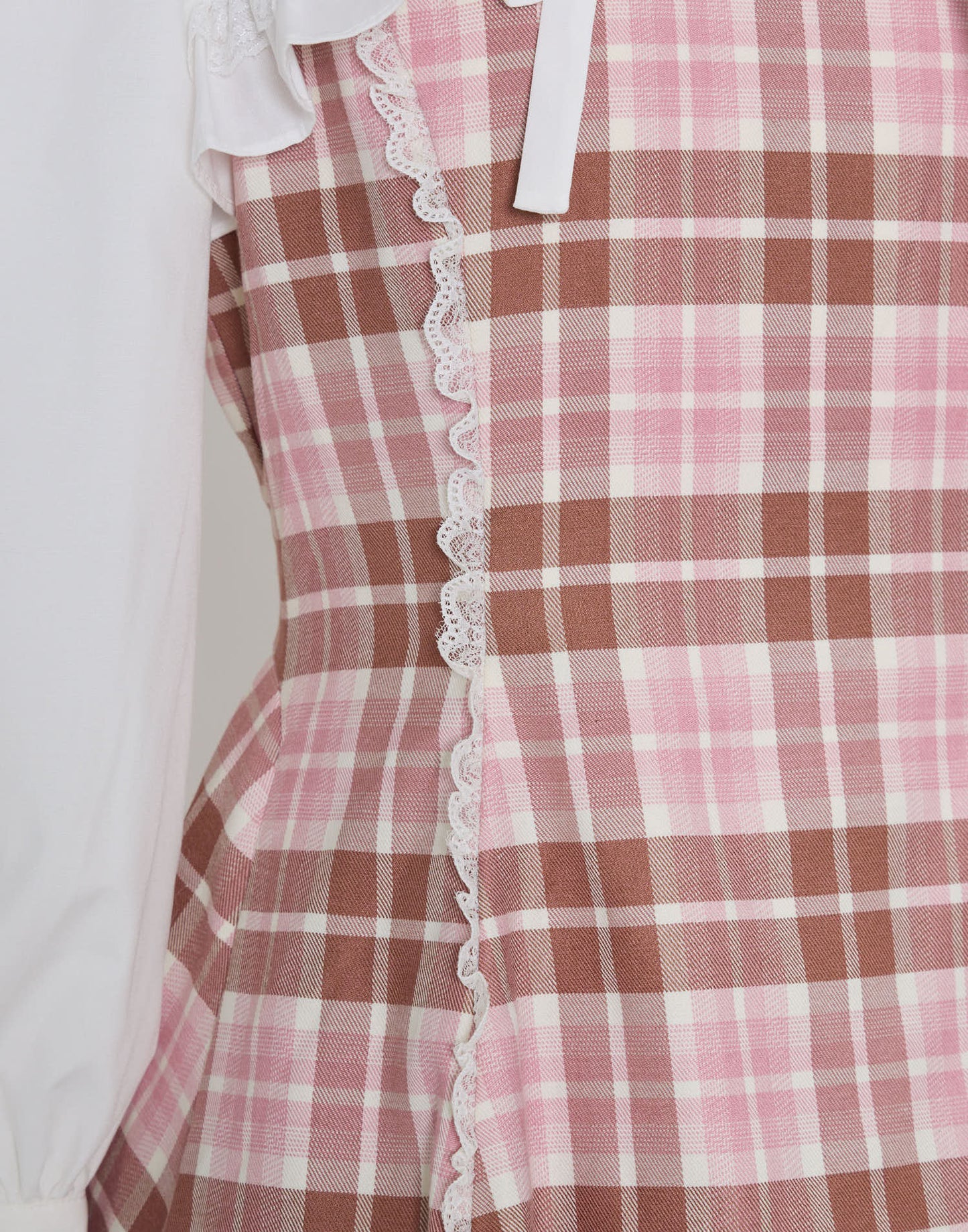 (Pre-order) mellfy memory Melty Café Check Dress