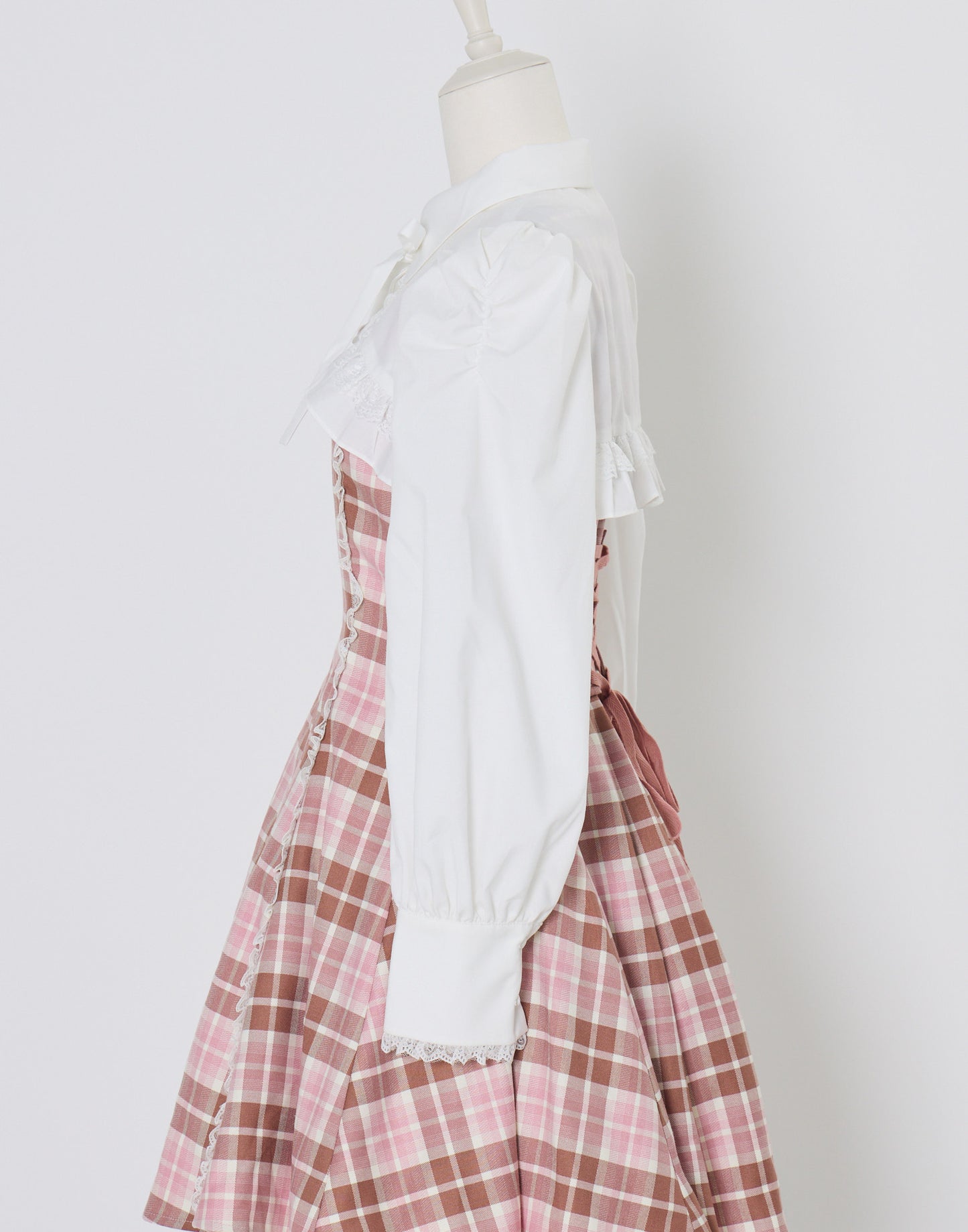 (Pre-order) mellfy memory Melty Café Check Dress