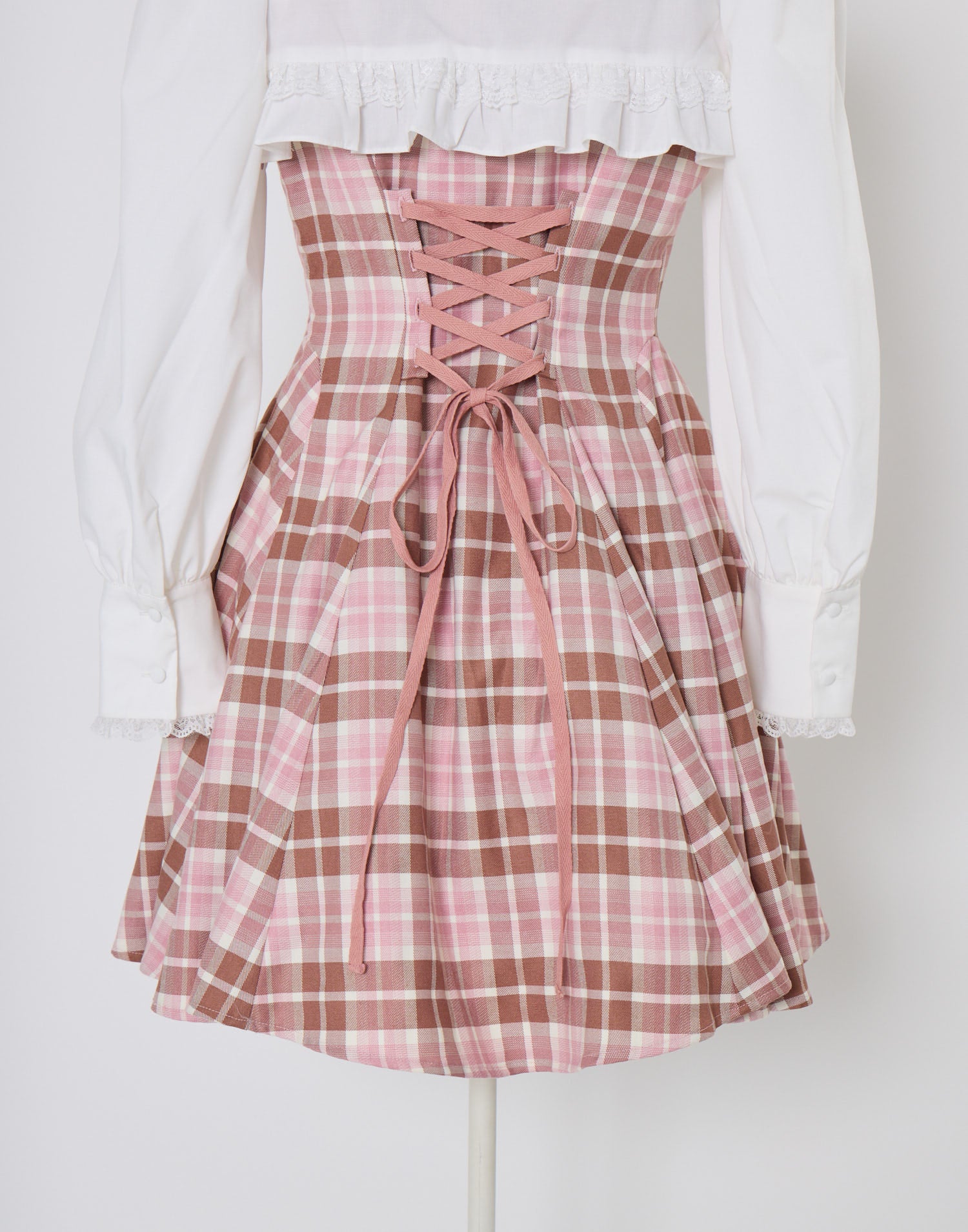 mellfy memory Melty Café Check Dress
