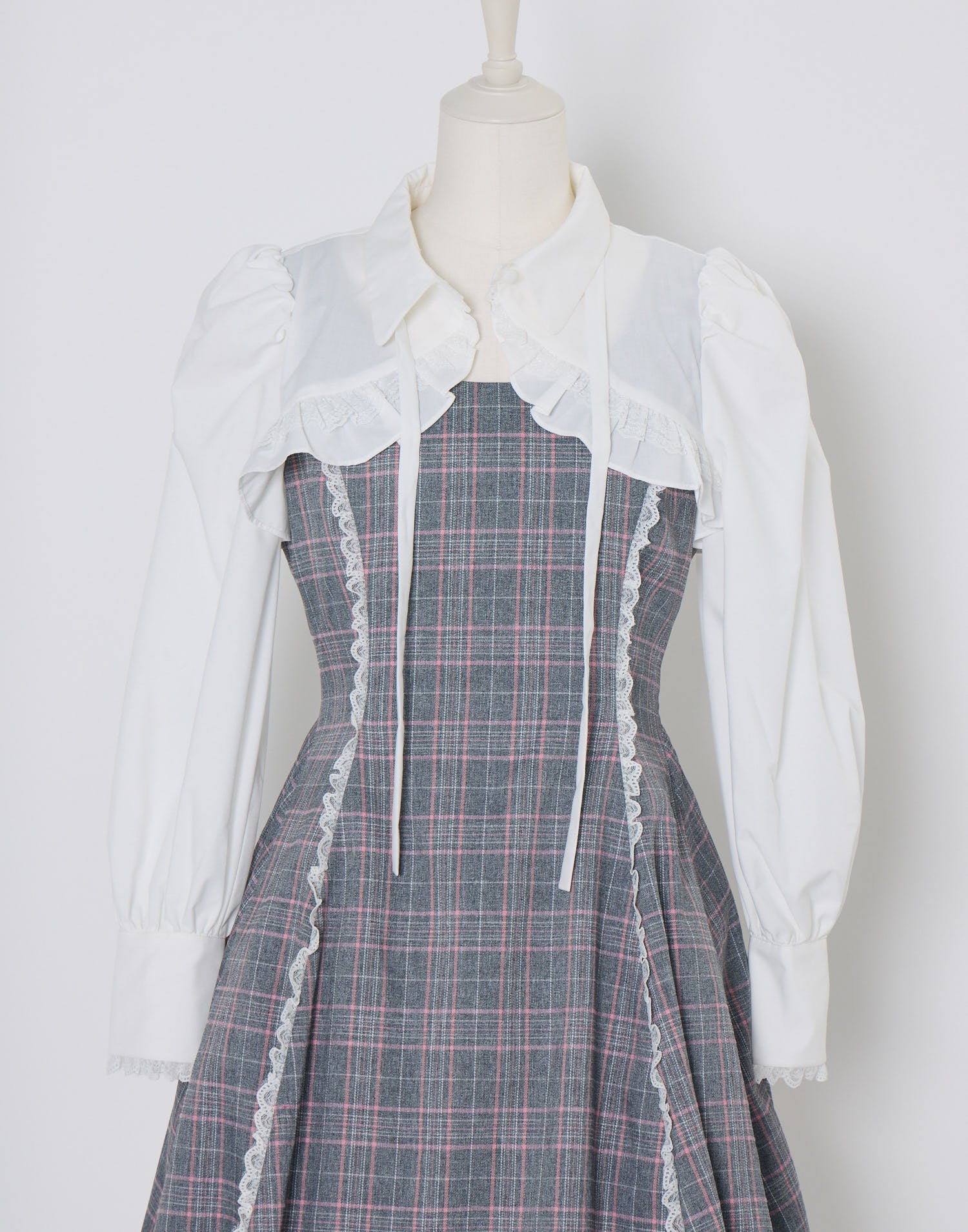 mellfy memory Melty Café Check Dress