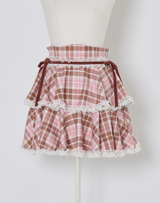 (Pre-order) mellfy memory  Whipped Berry Café Skirt