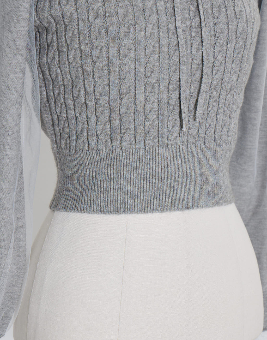mellfy memory Girls Cable Knit Blouse Top