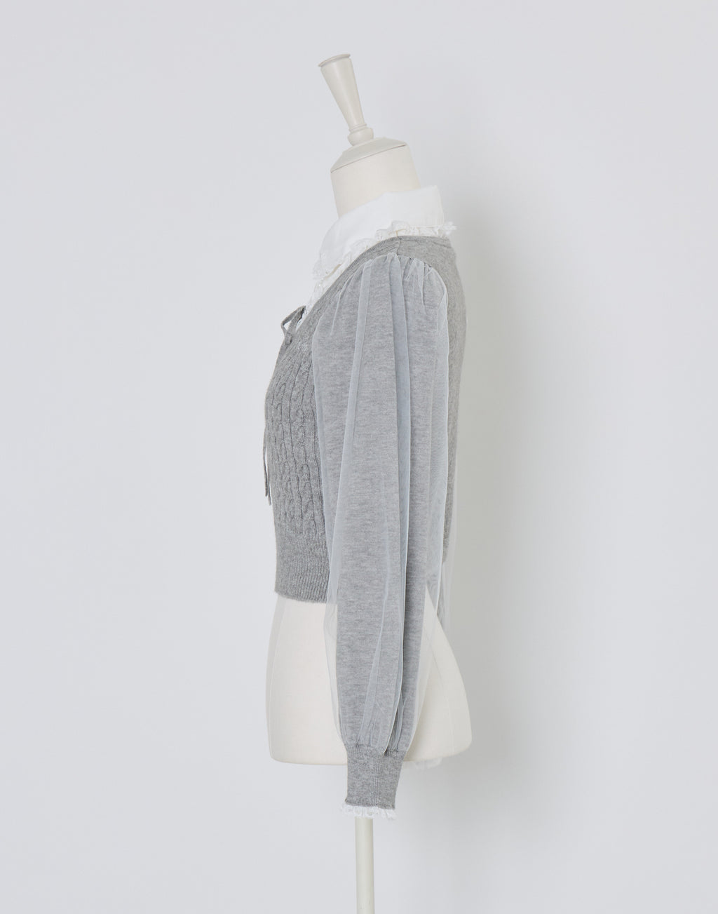mellfy memory Girls Cable Knit Blouse Top
