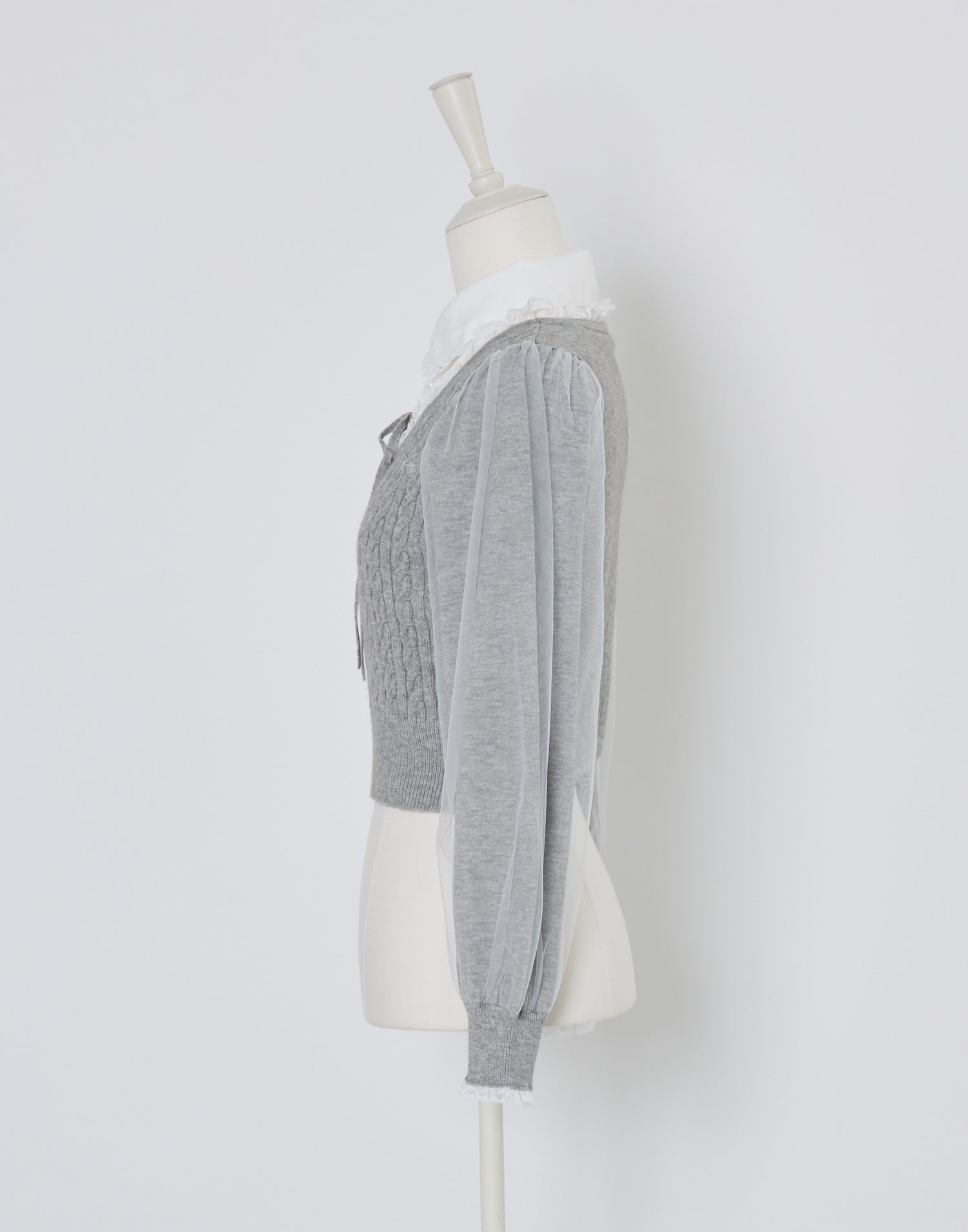 mellfy memory Girls Cable Knit Blouse Top