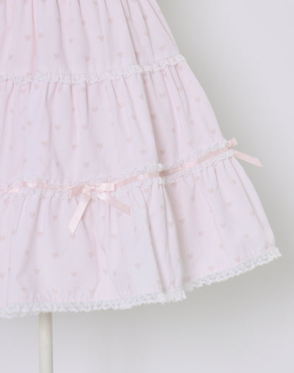 (Pre-order) mellfy memory Chocolate de Love Letter Skirt