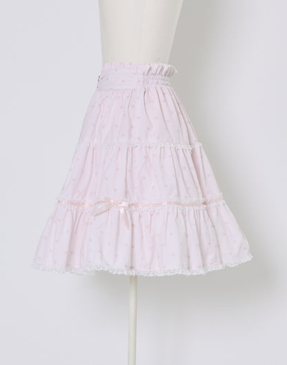 (Pre-order) mellfy memory Chocolate de Love Letter Skirt