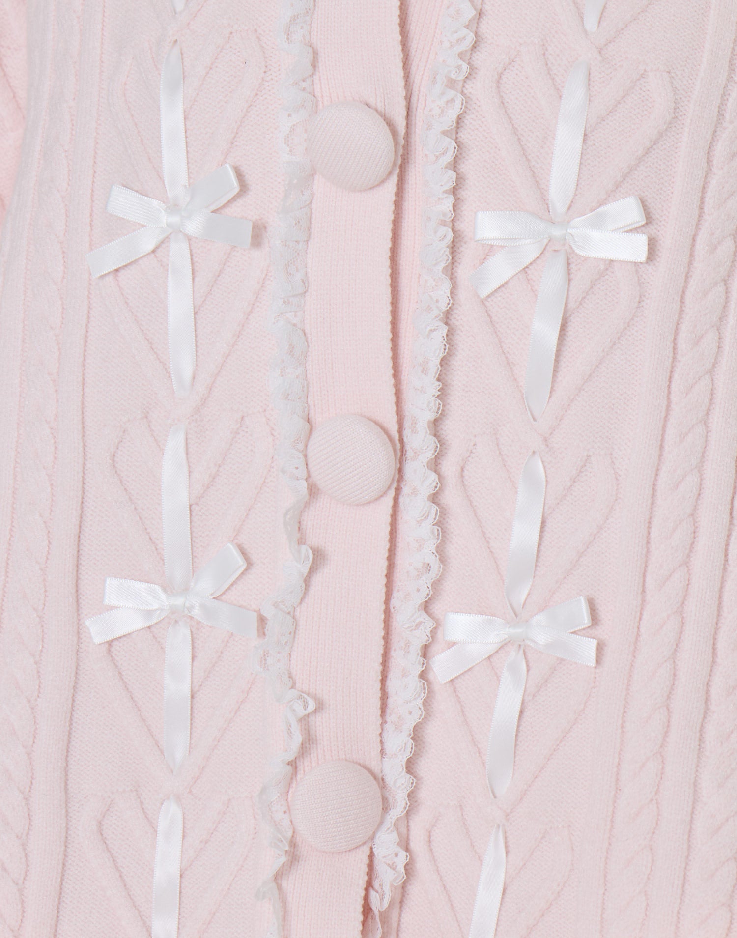 mellfy memory Fluffy Meringue Ribbon Poncho