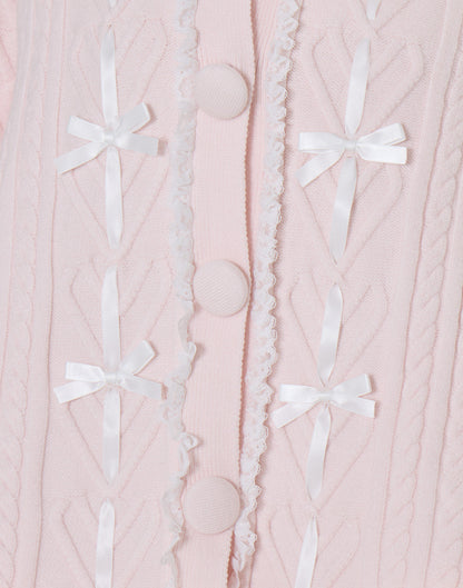 mellfy memory Fluffy Meringue Ribbon Poncho