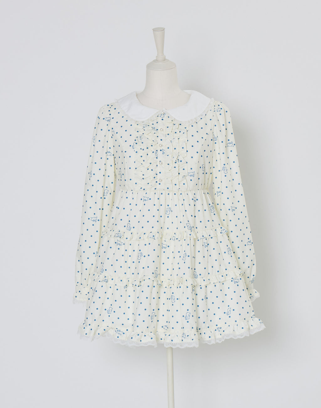 Lolime angel bunny frill mini dress