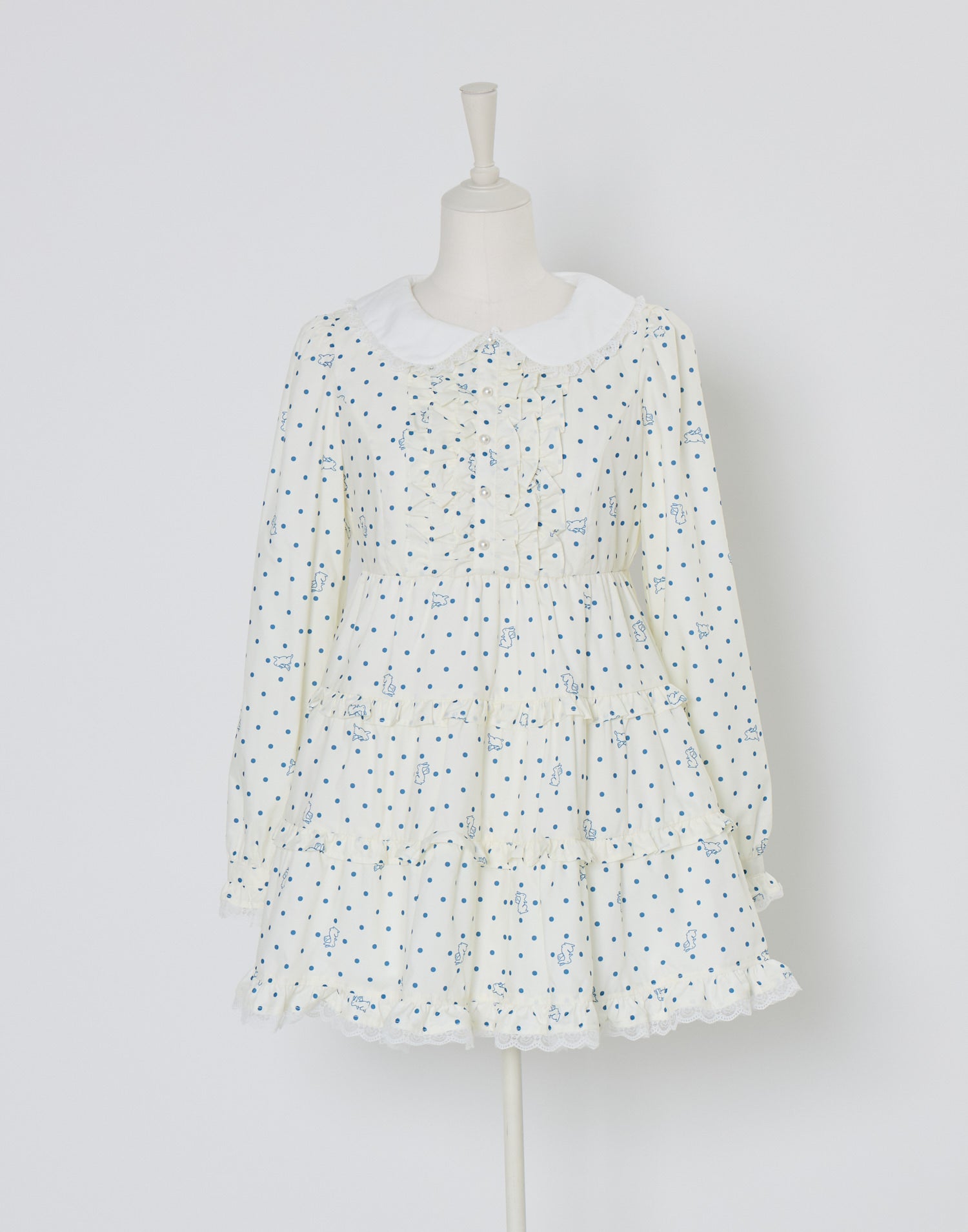 Lolime angel bunny frill mini dress