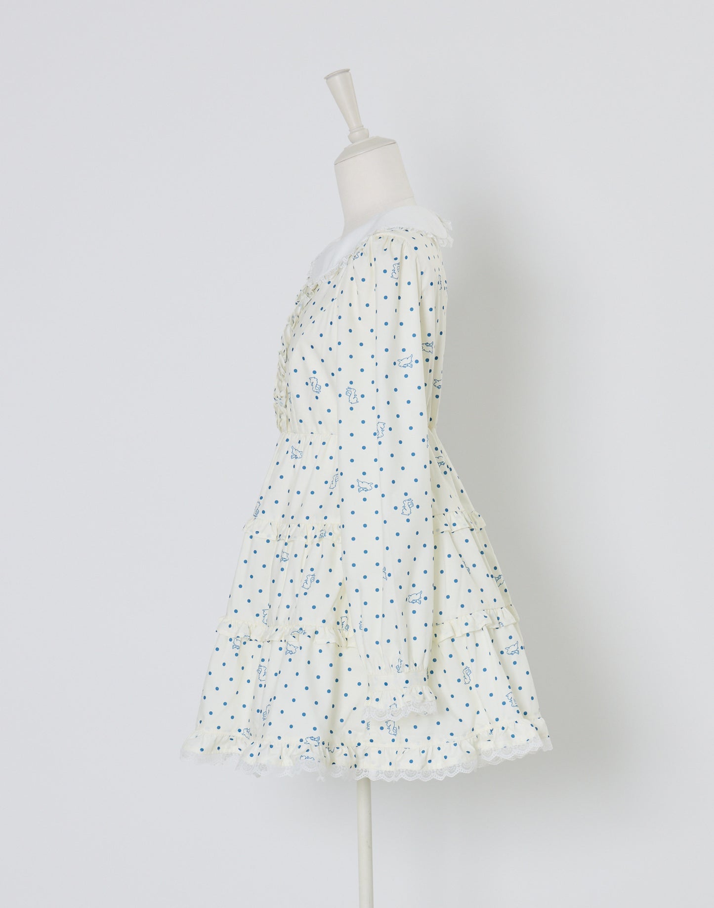 Lolime angel bunny frill mini dress