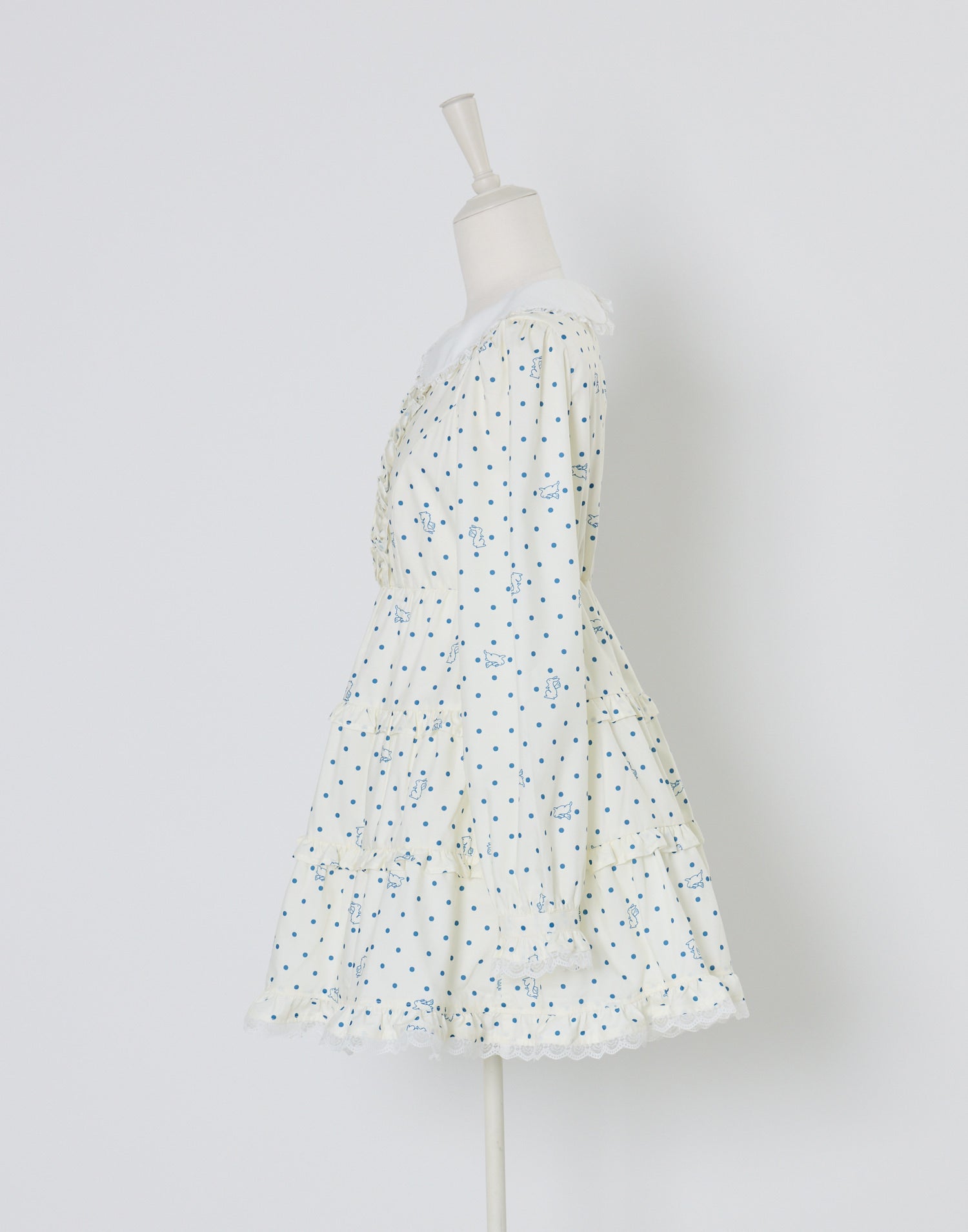 Lolime angel bunny frill mini dress