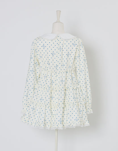 Lolime angel bunny frill mini dress