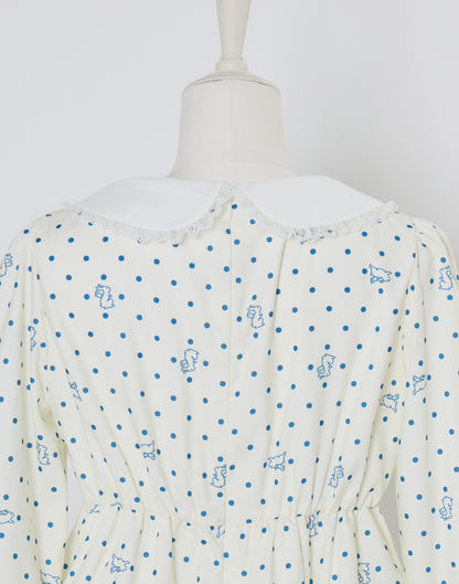 Lolime angel bunny frill mini dress