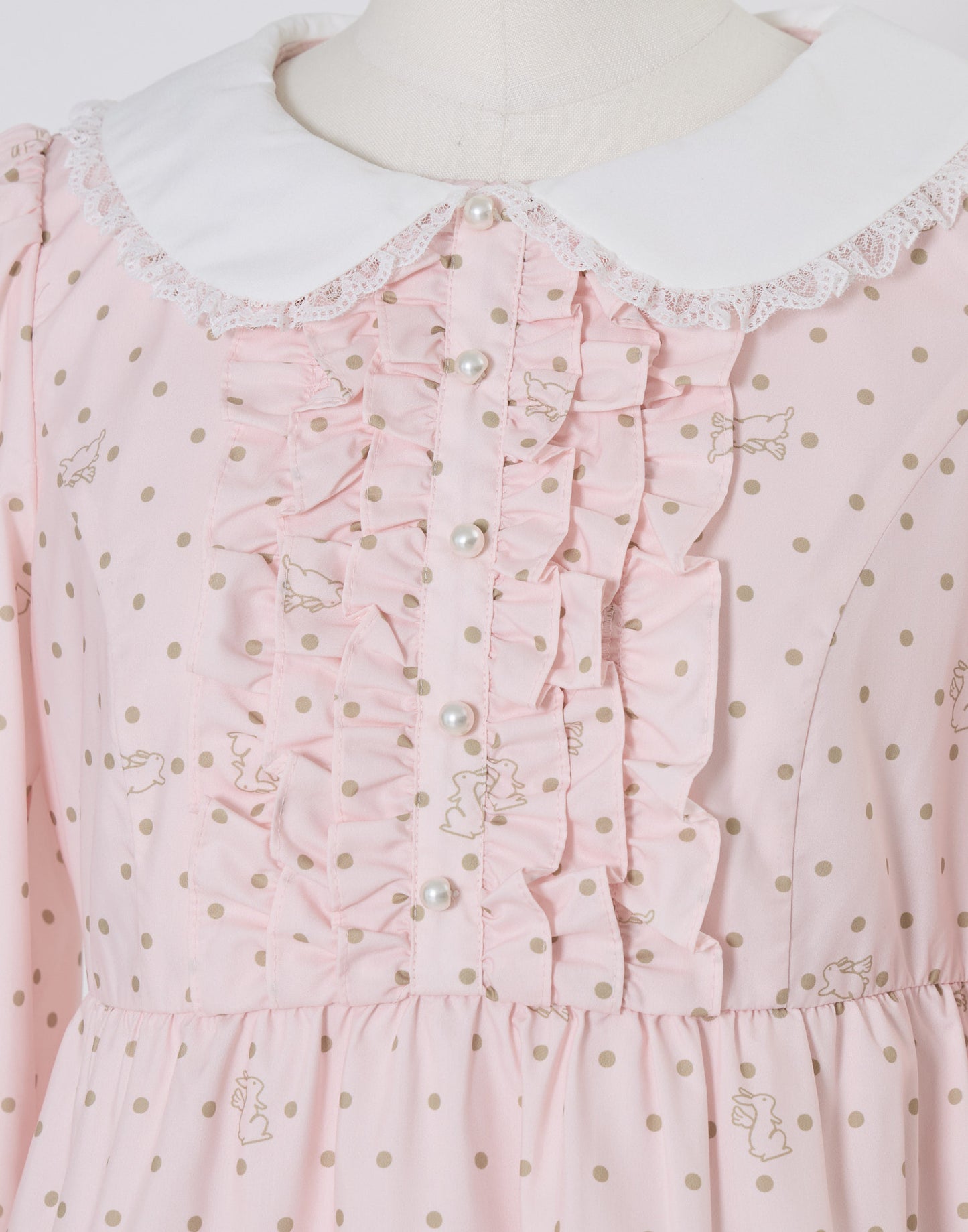 Lolime angel bunny frill mini dress