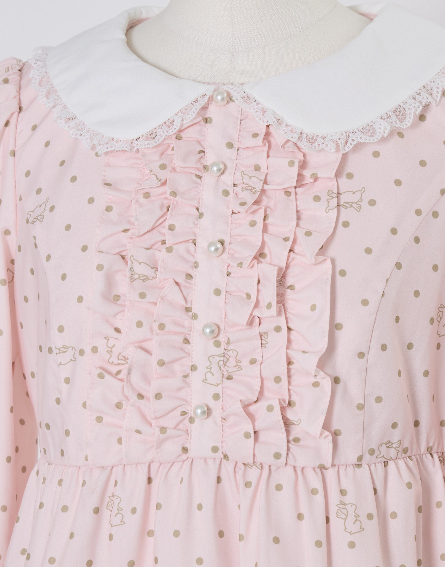 Lolime angel bunny frill mini dress