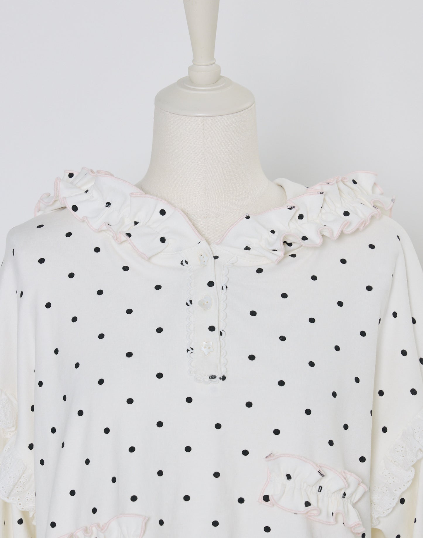Lolime fancy dot sweatshirt