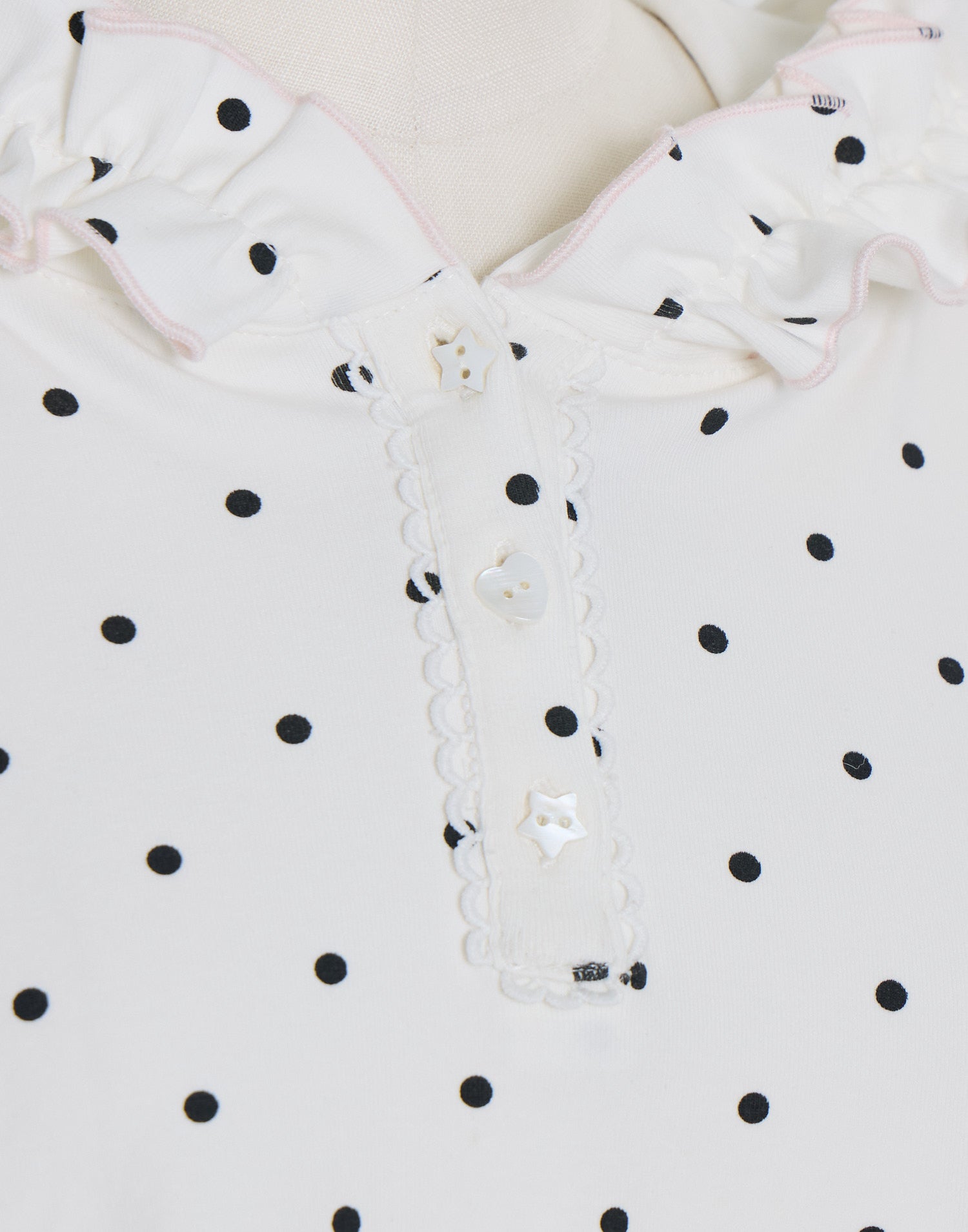 Lolime fancy dot sweatshirt
