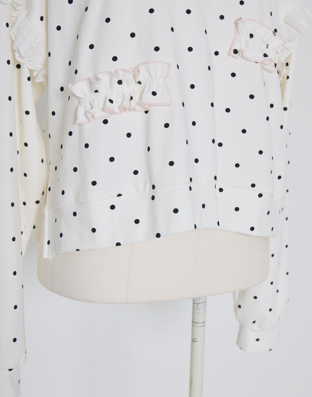 Lolime fancy dot sweatshirt