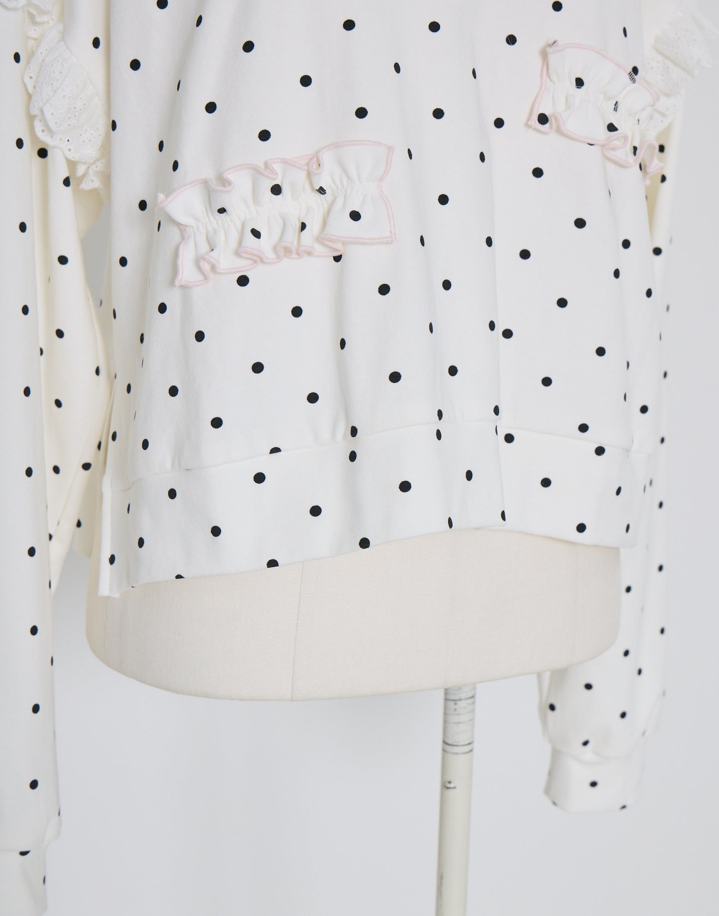 Lolime fancy dot sweatshirt
