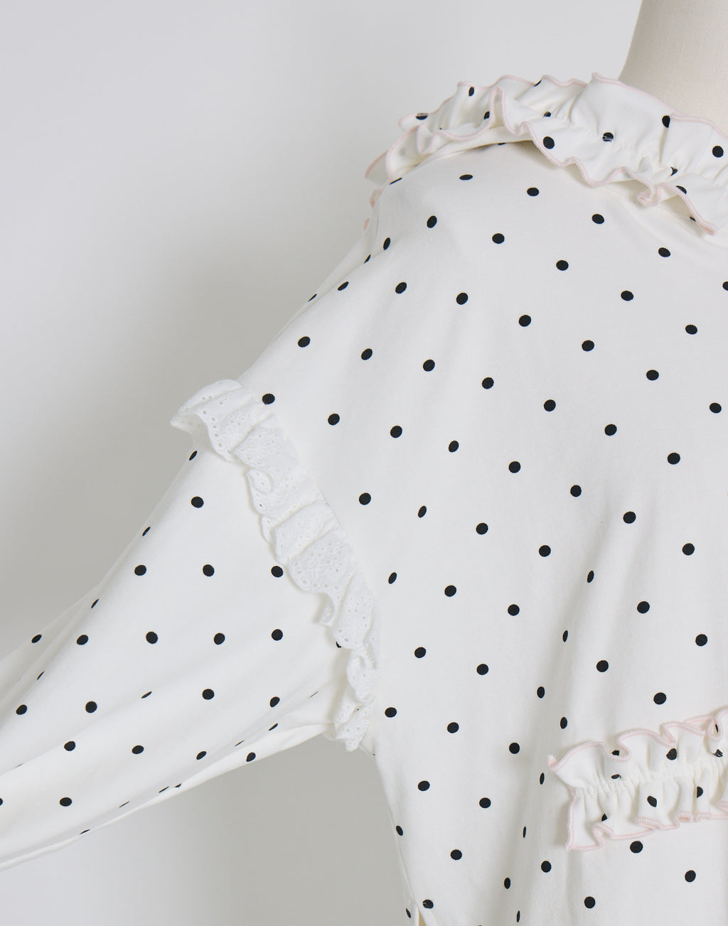 (Pre-order) Lolime fancy dot sweatshirt