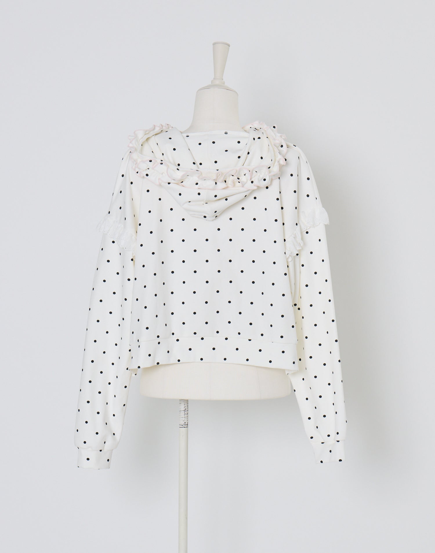 Lolime fancy dot sweatshirt