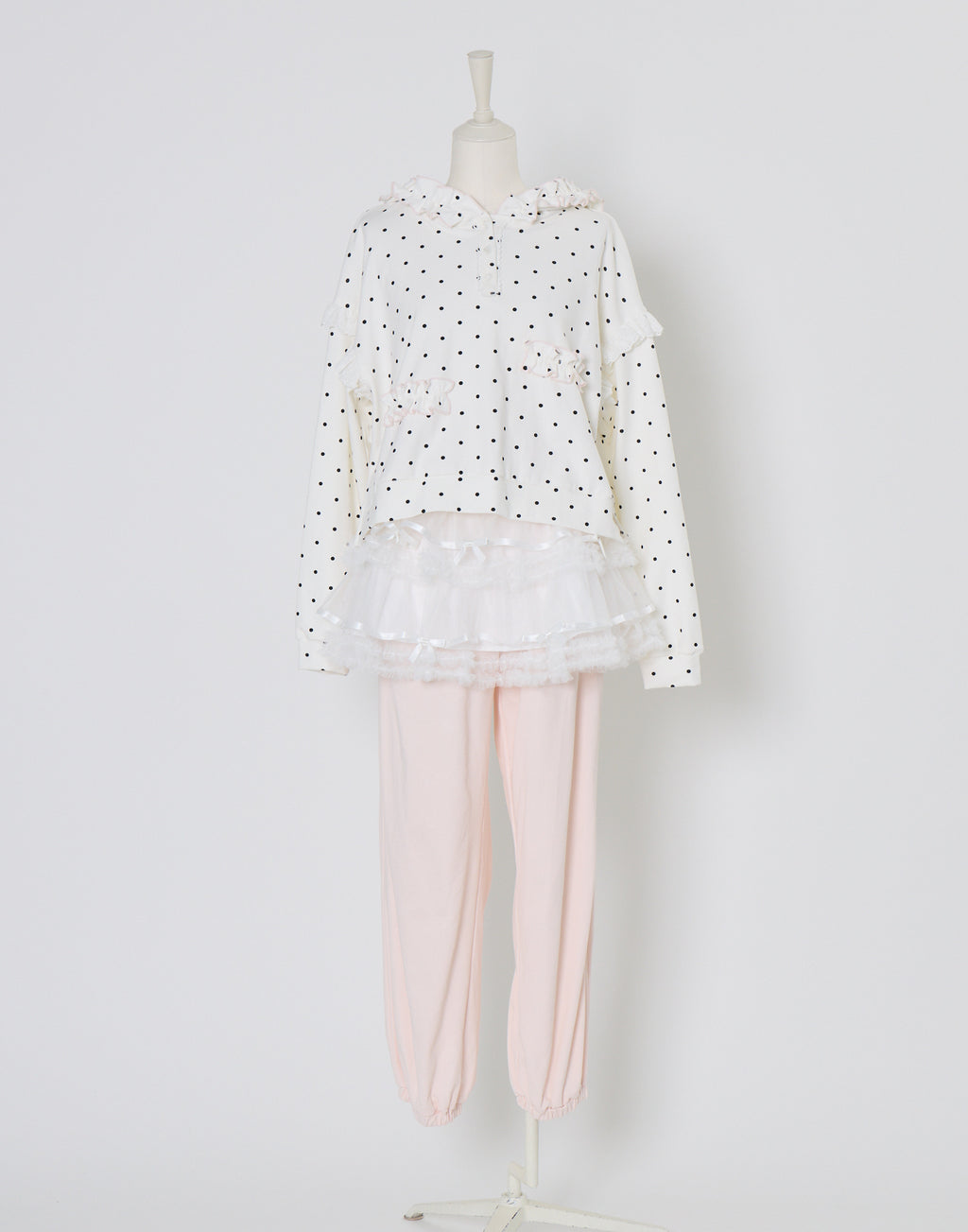 Lolime fancy dot sweatshirt