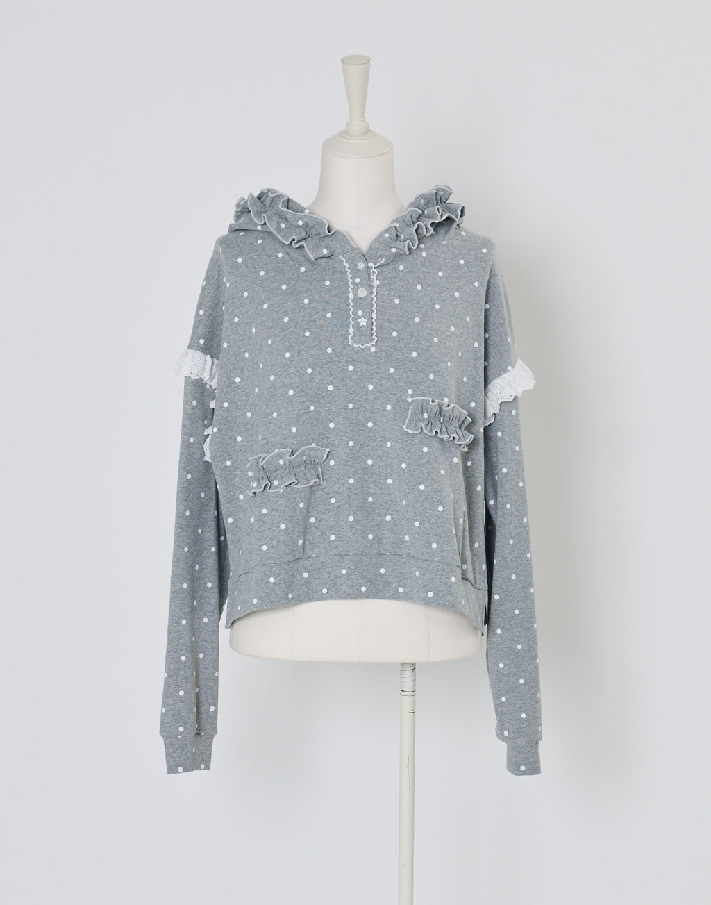 (Pre-order) Lolime fancy dot sweatshirt