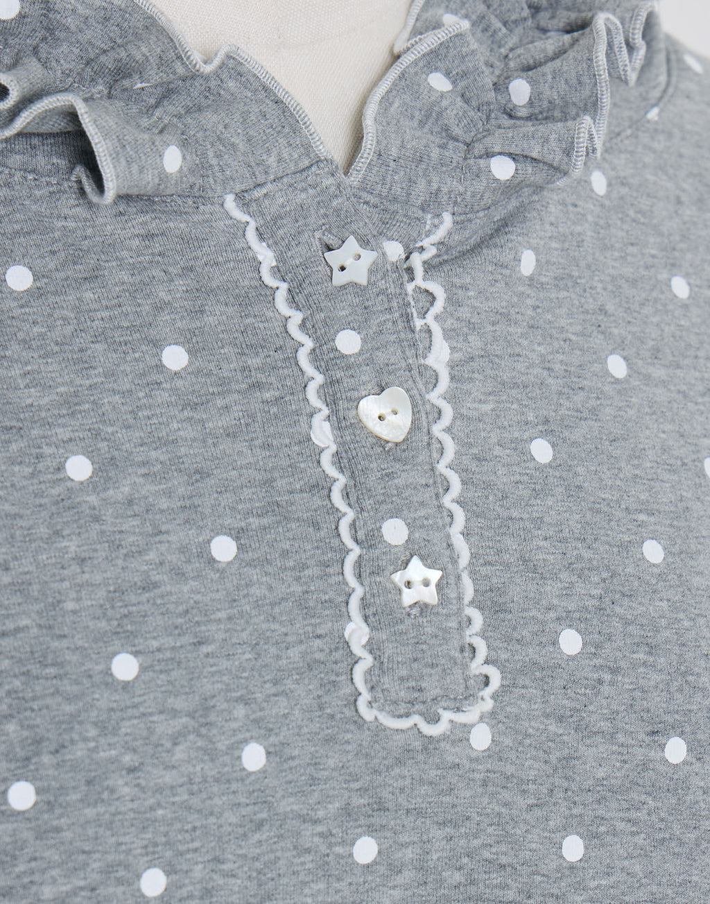 Lolime fancy dot sweatshirt