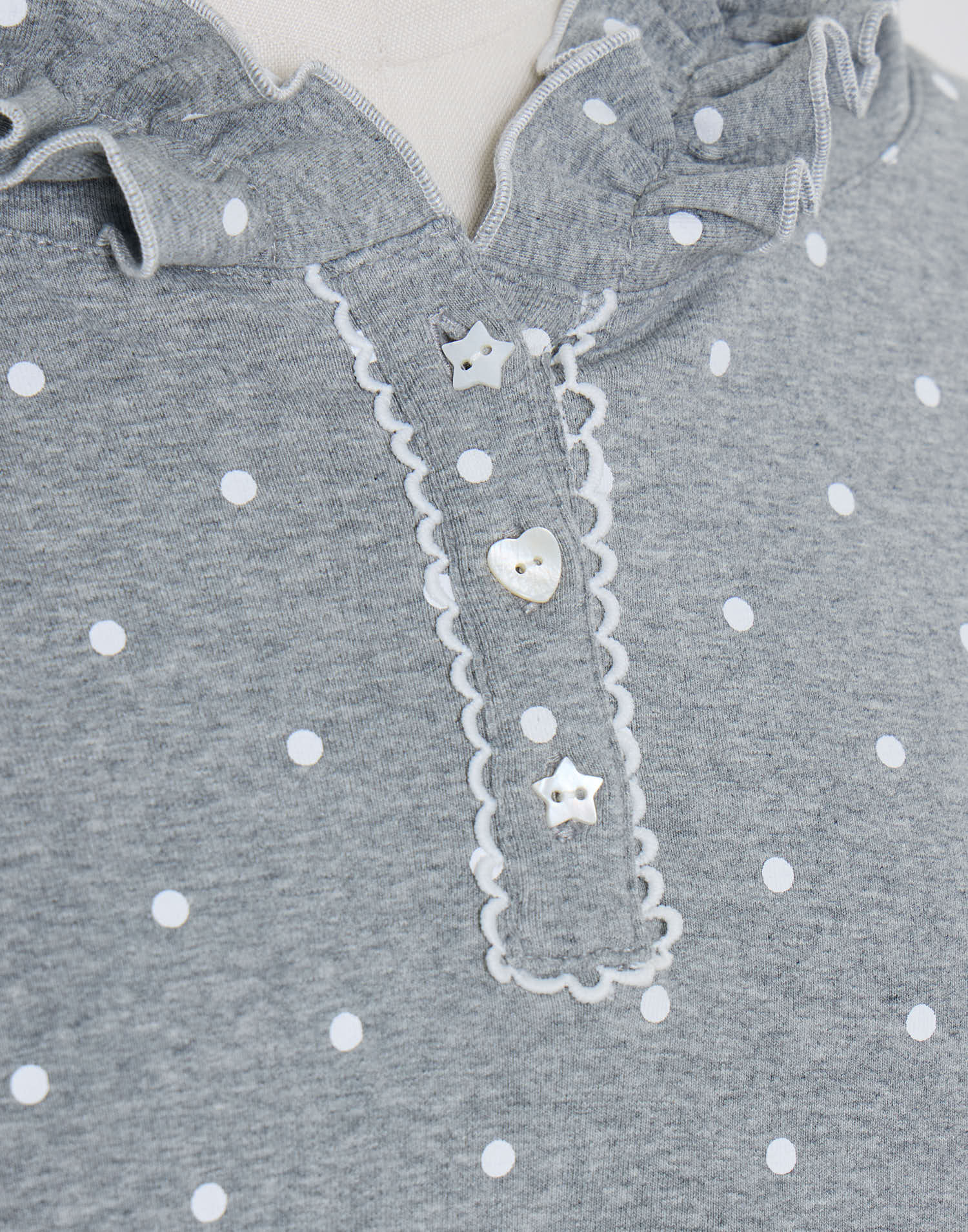 Lolime fancy dot sweatshirt