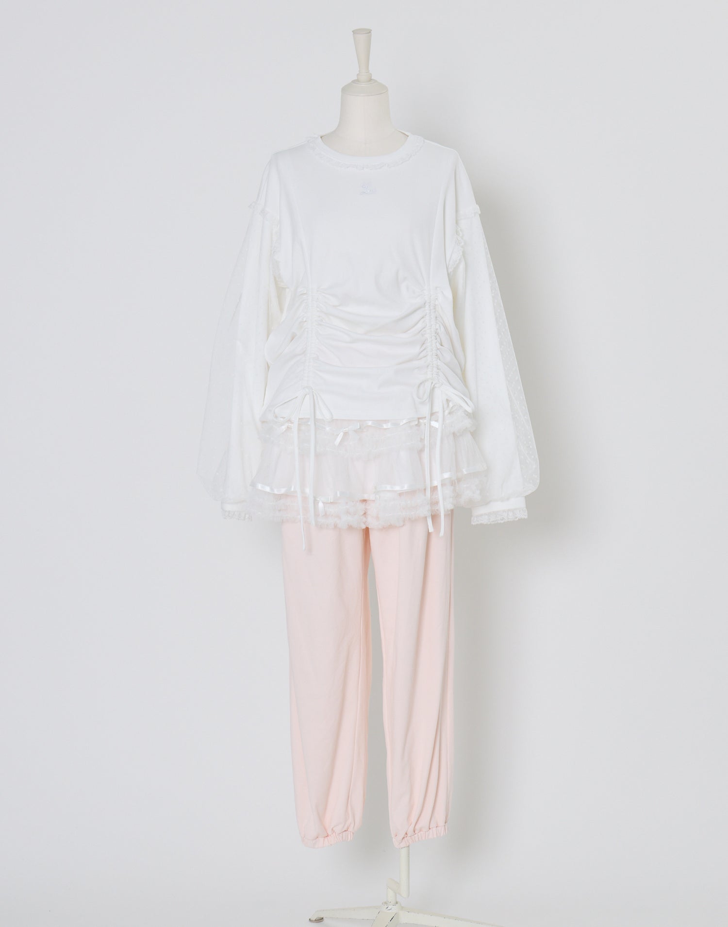 (Pre-order) Lolime tulle layered skirt pants