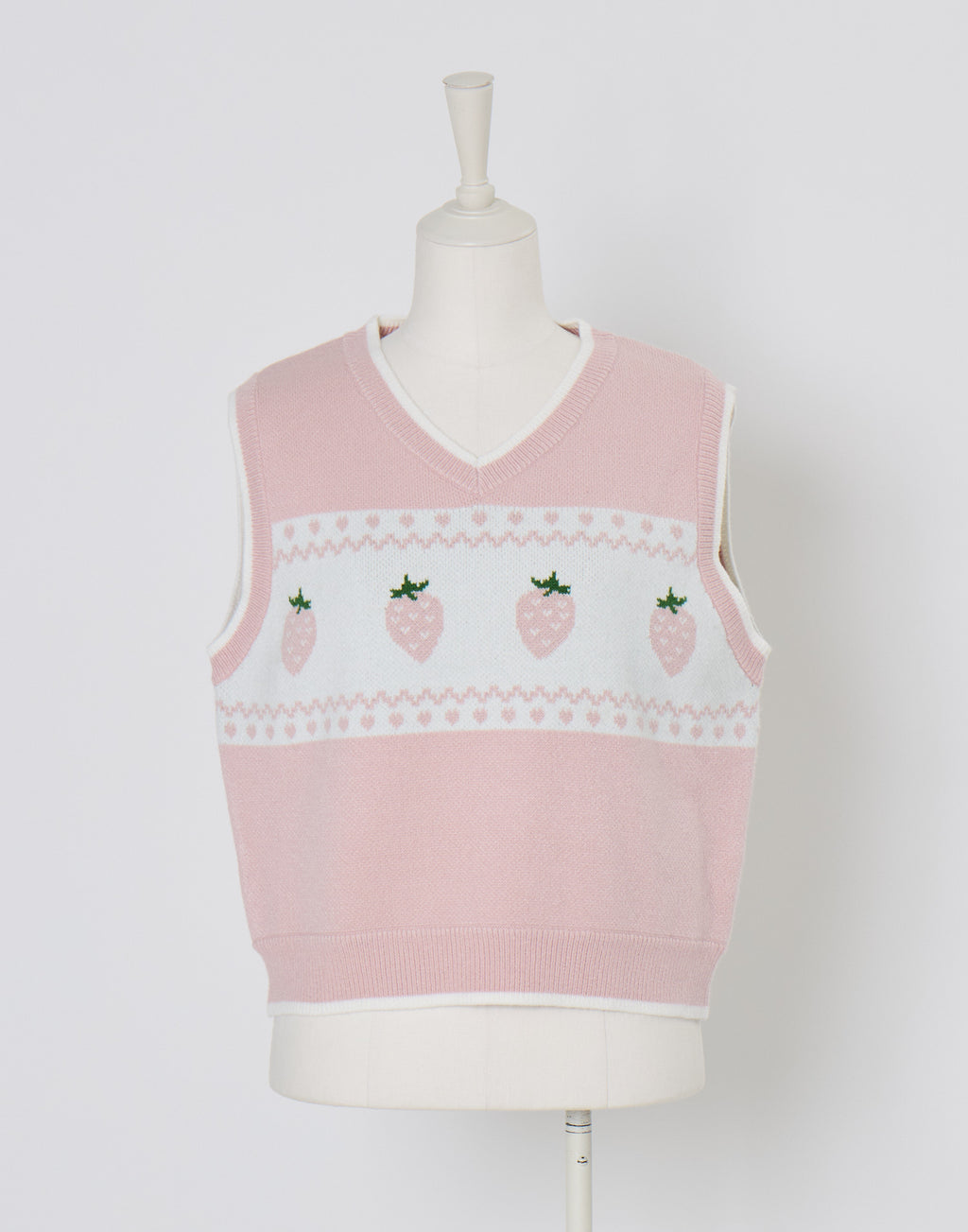 Lolime daydream strawberry knit vest