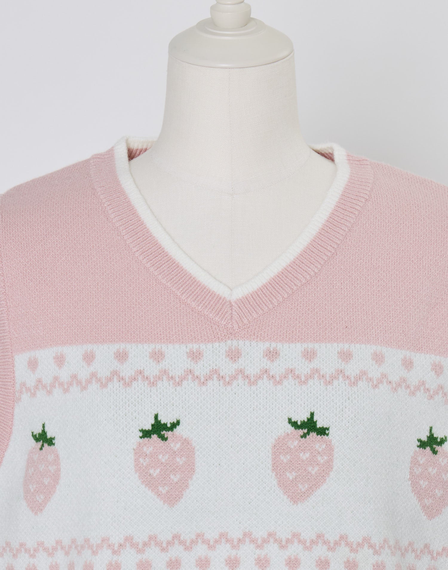 (Pre-order) Lolime daydream strawberry knit vest