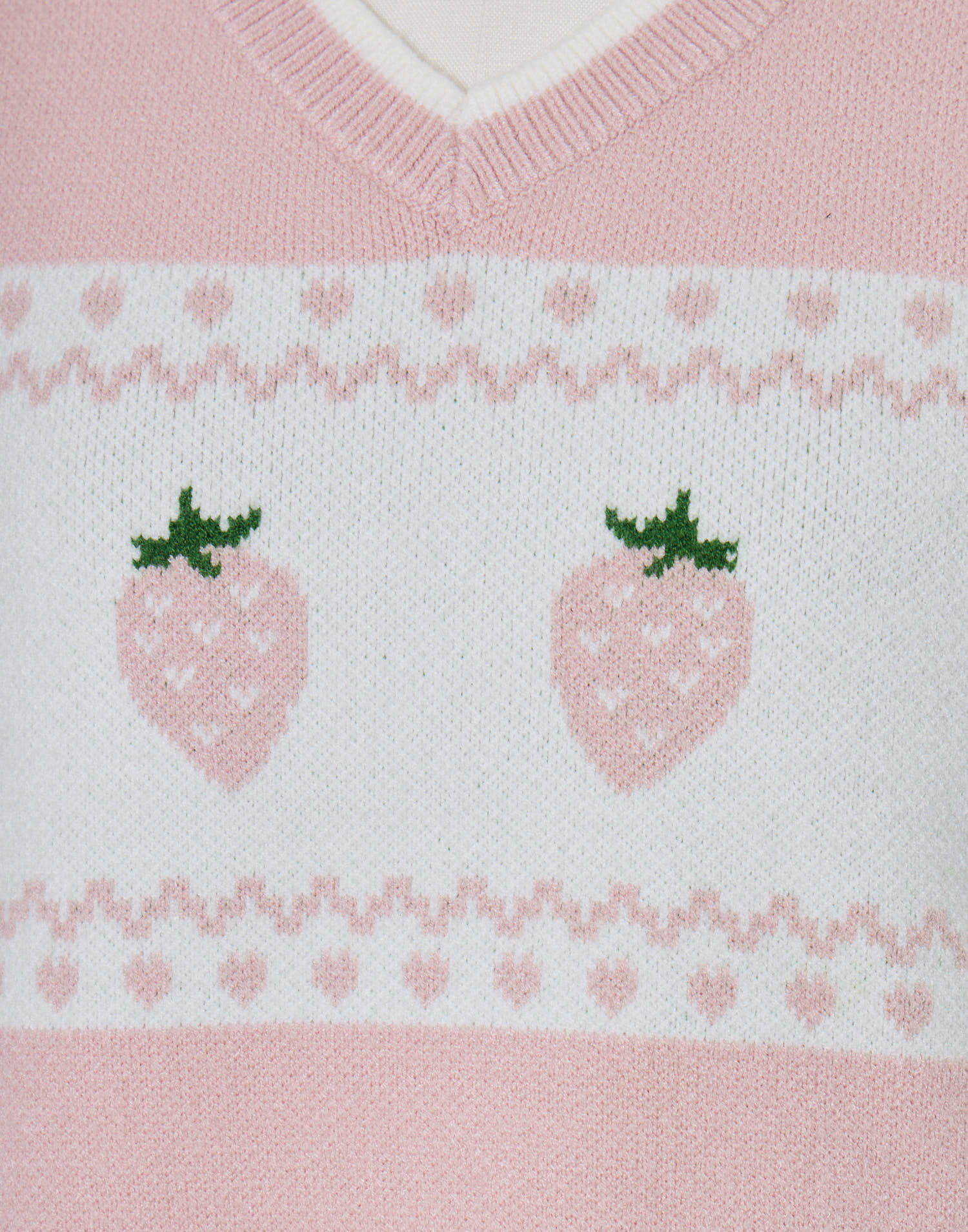 Lolime daydream strawberry knit vest