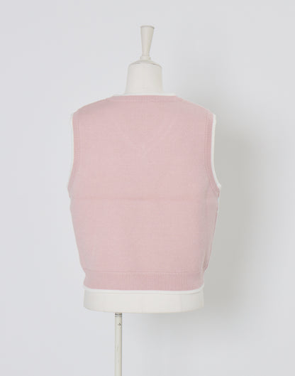 Lolime daydream strawberry knit vest