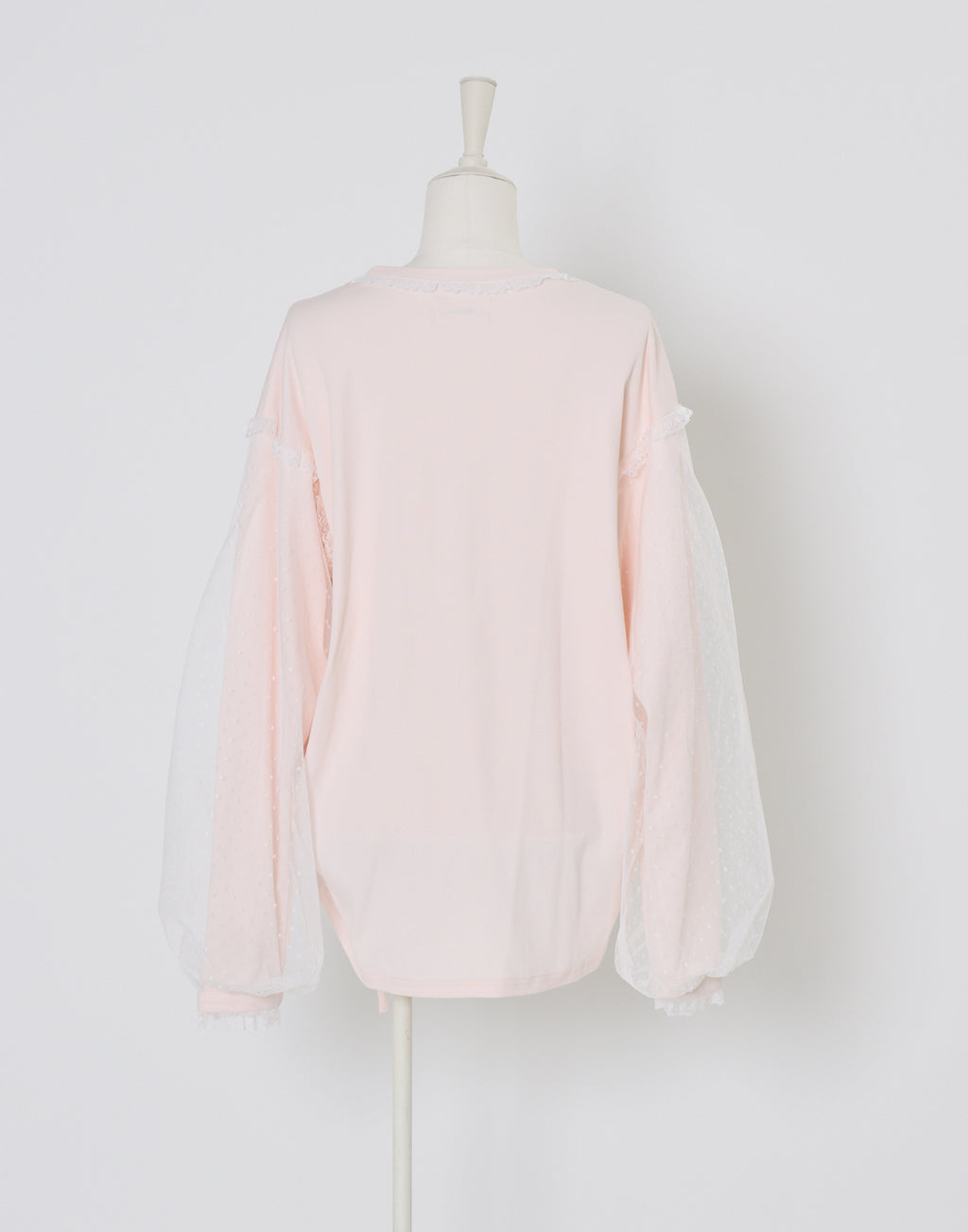 (Pre-order) Lolime lacy shirring logo pullover