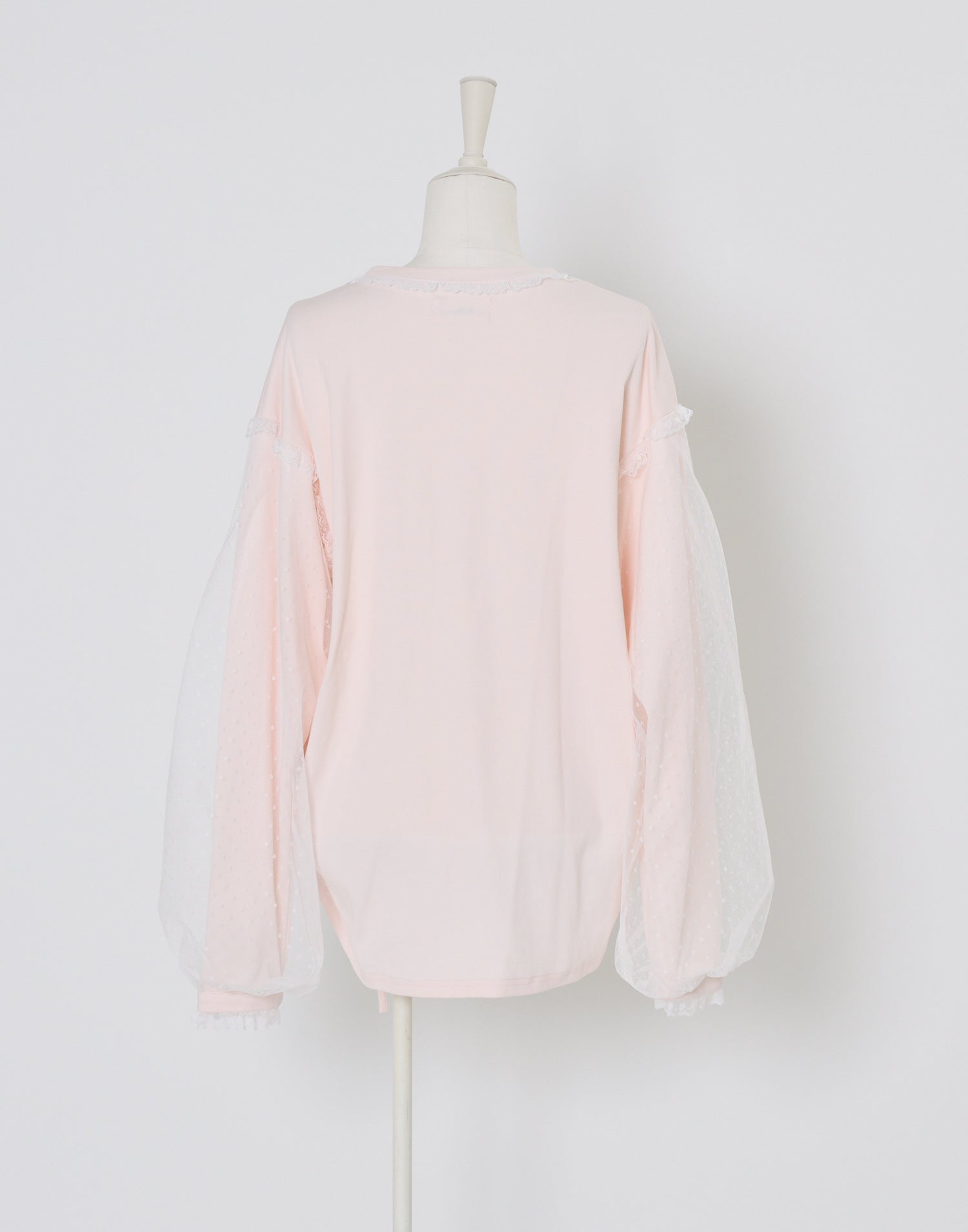 (Pre-order) Lolime lacy shirring logo pullover