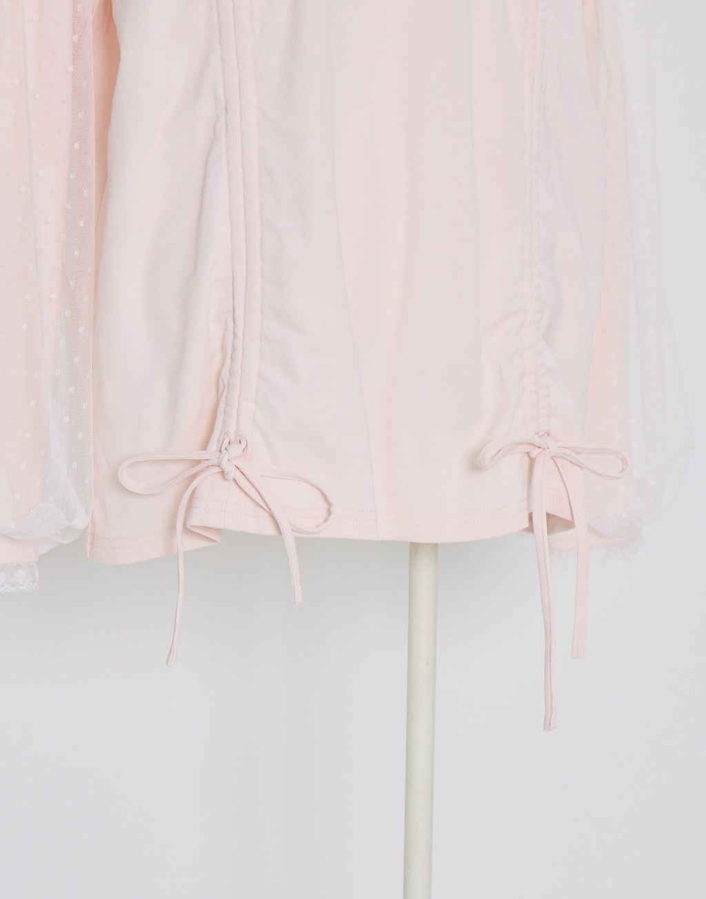 (Pre-order) Lolime lacy shirring logo pullover