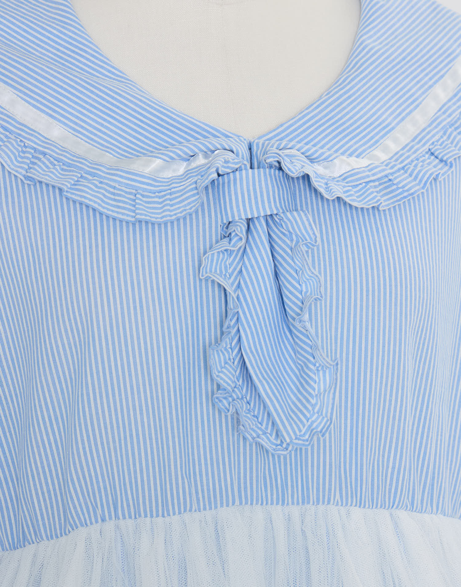 Lolime Tulle & Stripe sailor tunic