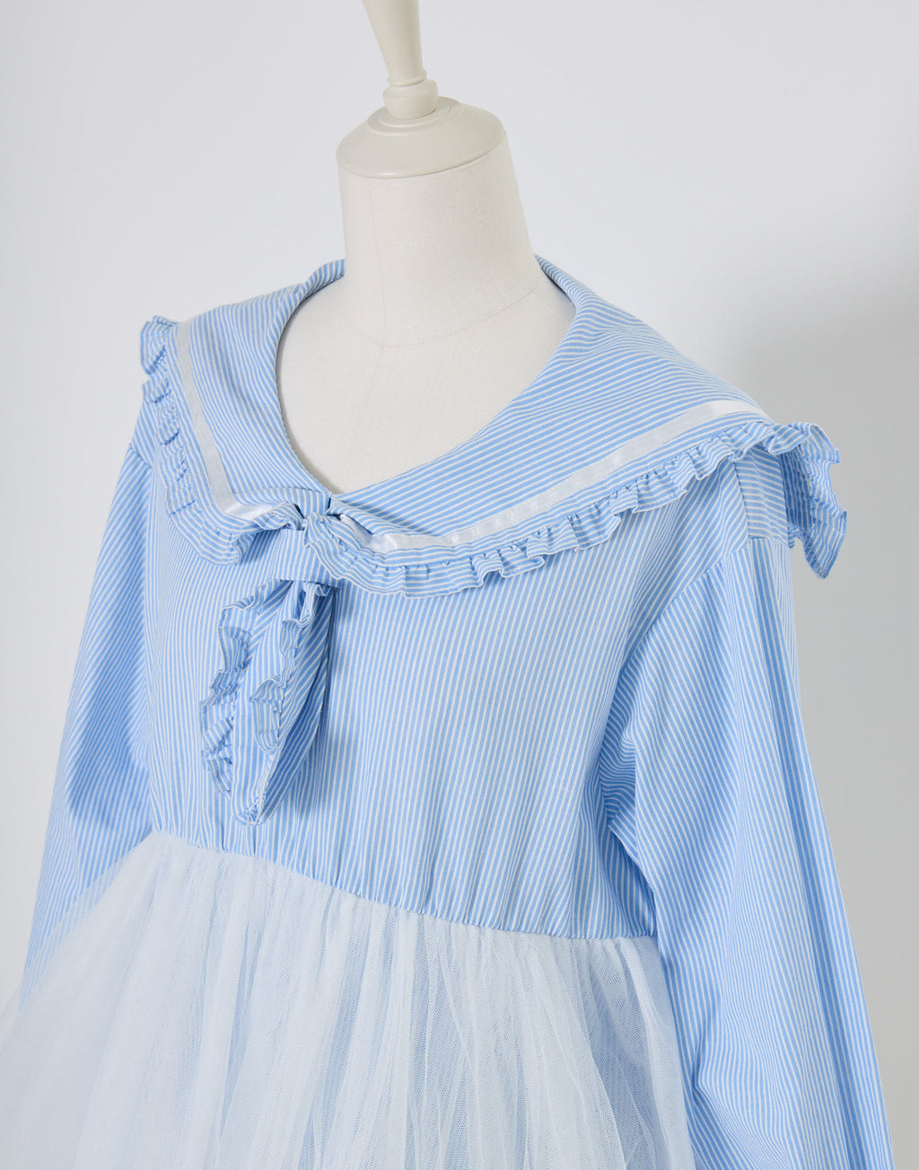 Lolime Tulle & Stripe sailor tunic