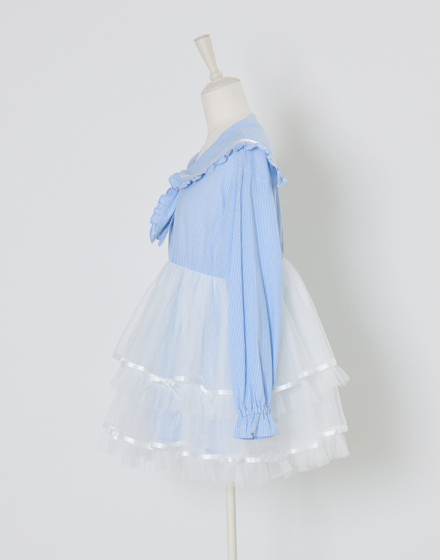 Lolime Tulle & Stripe sailor tunic