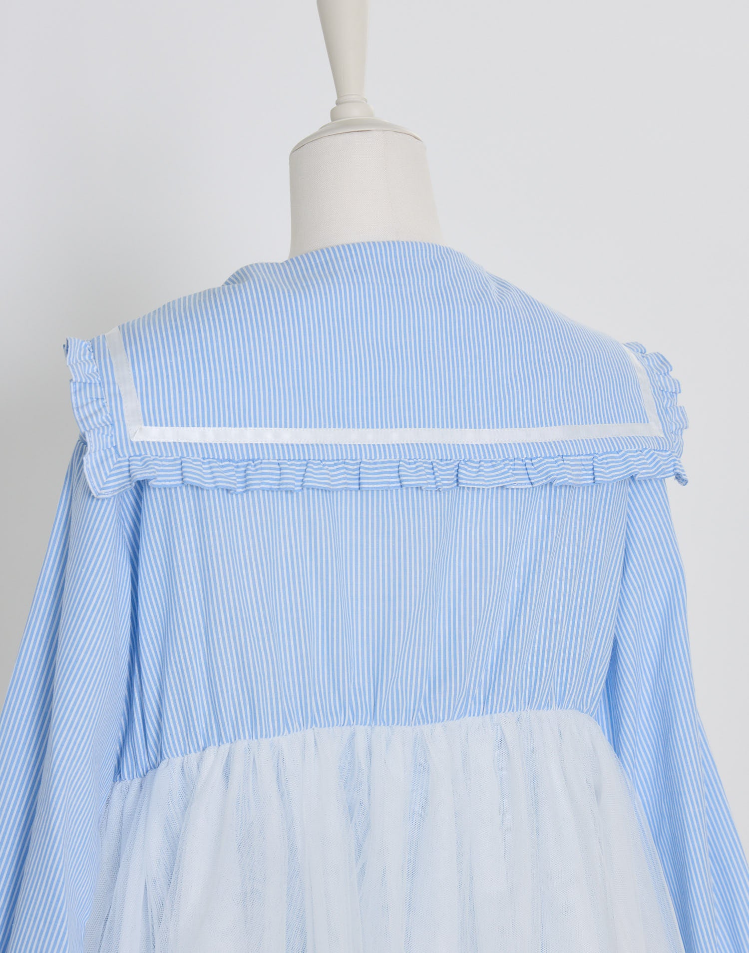 Lolime Tulle & Stripe sailor tunic