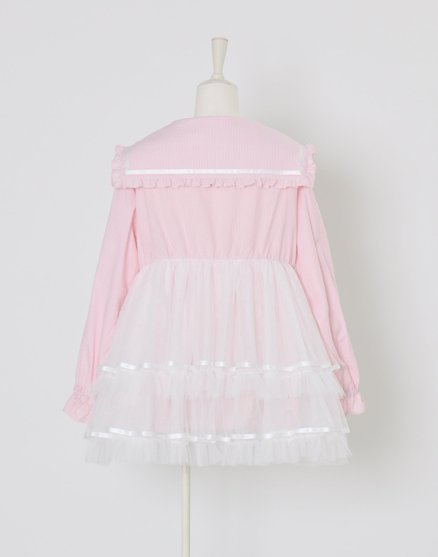 Lolime Tulle & Stripe sailor tunic