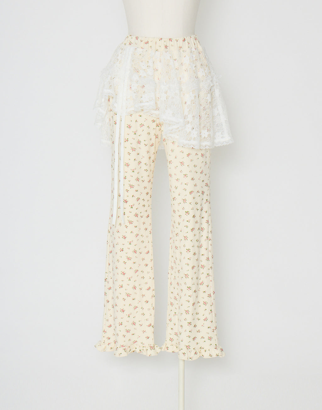 Lolime lace layered floral pants