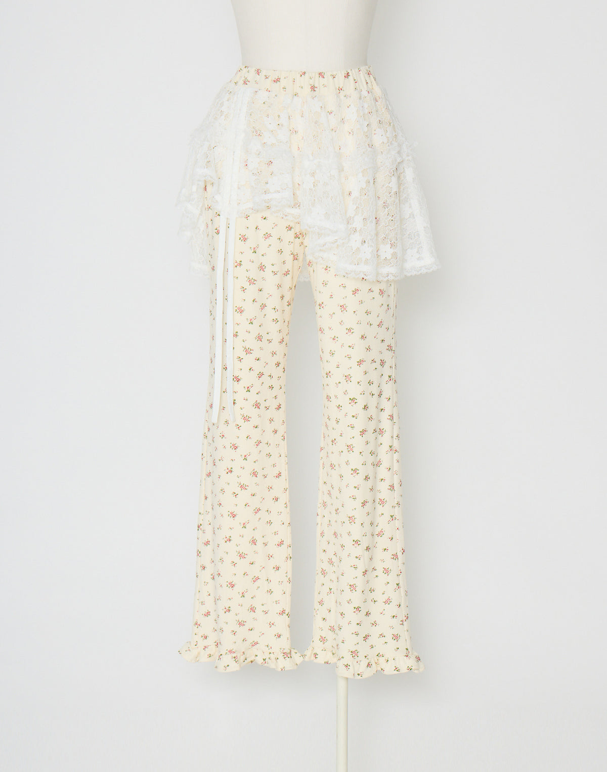 Lolime lace layered floral pants