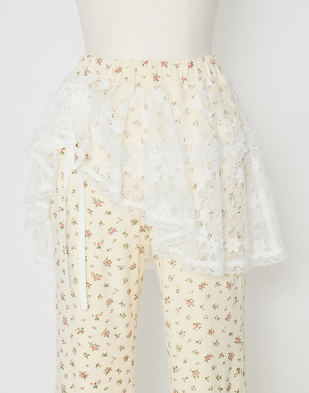 Lolime lace layered floral pants