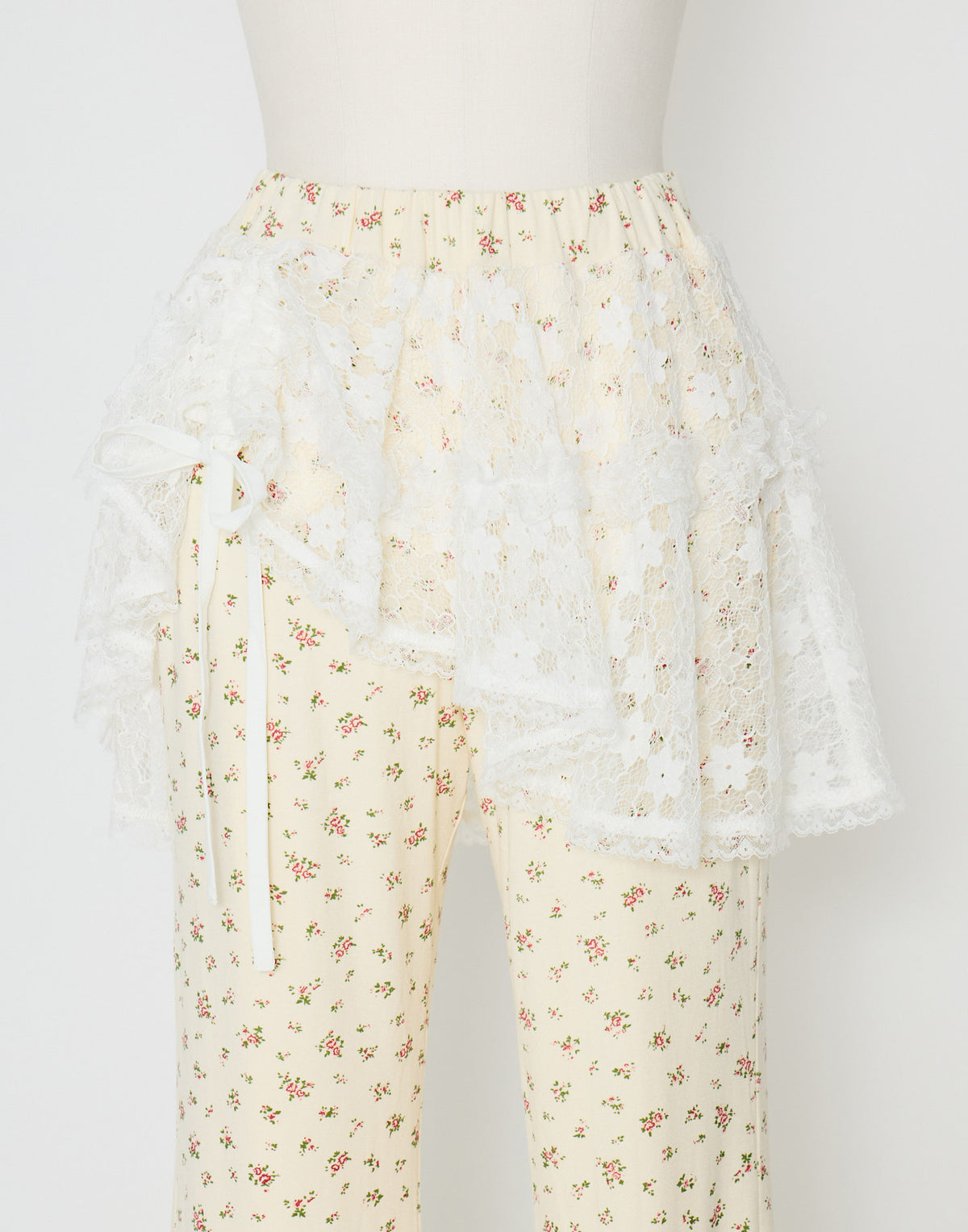 Lolime lace layered floral pants
