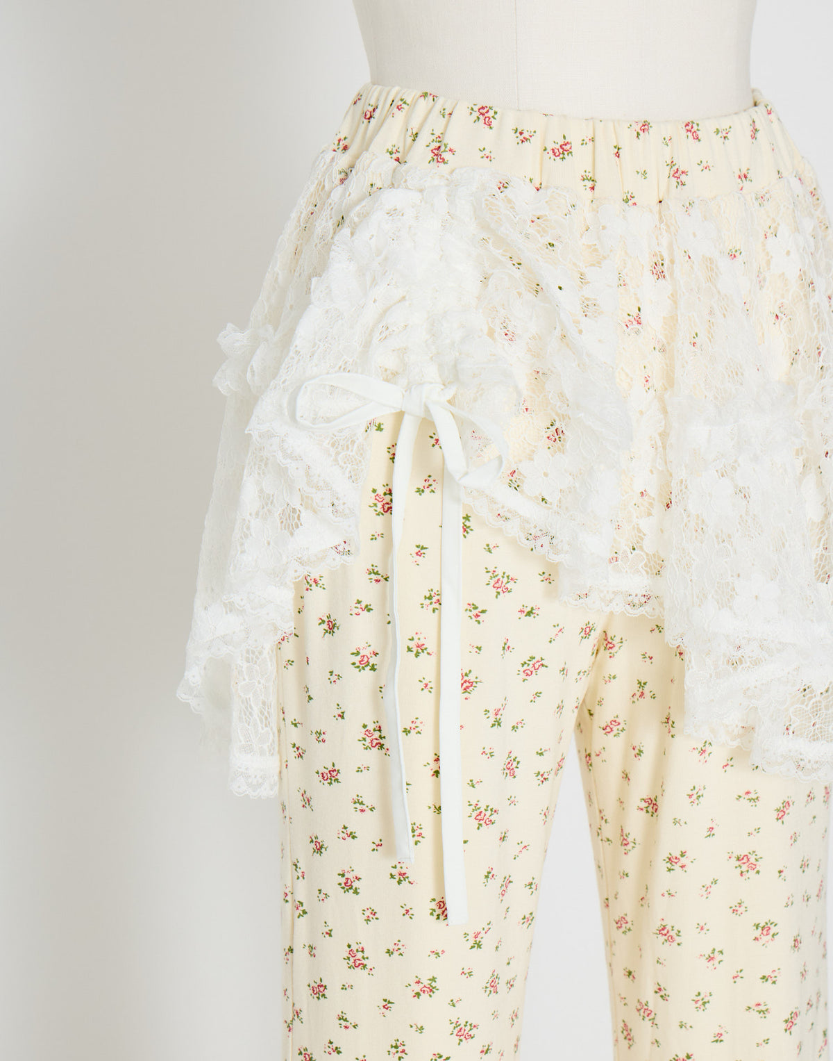 Lolime lace layered floral pants